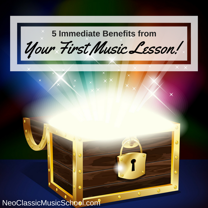 5 Immediate Benefits From Your First Music Lesson – NeoClassic Music School