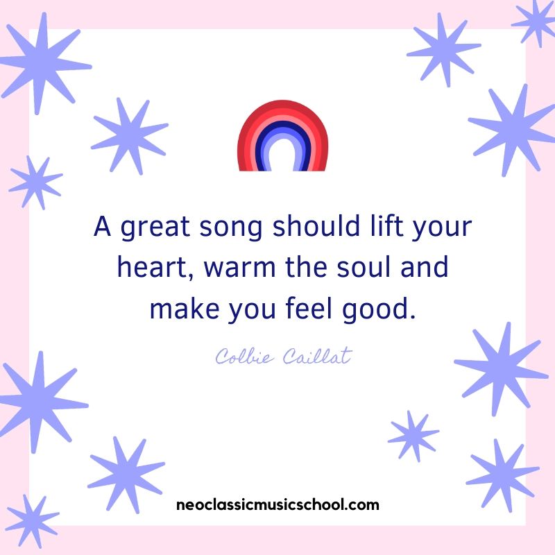 A great song should lift your heart, warm the soul and make you feel good.